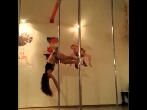 Pole moves - Superman drop to jemeny