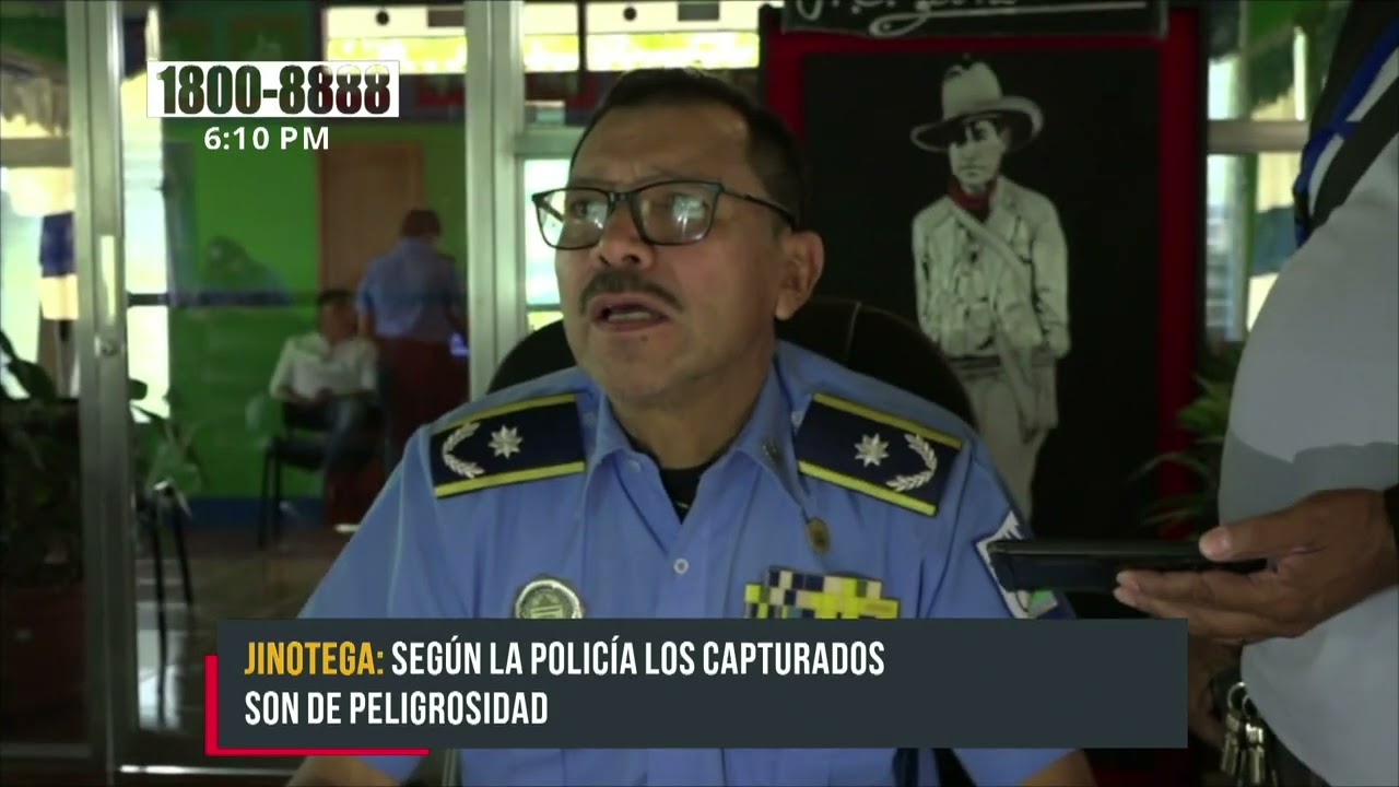 Policía Nacional desarticuló expendedores de drogas en Jinotega - Nicaragua