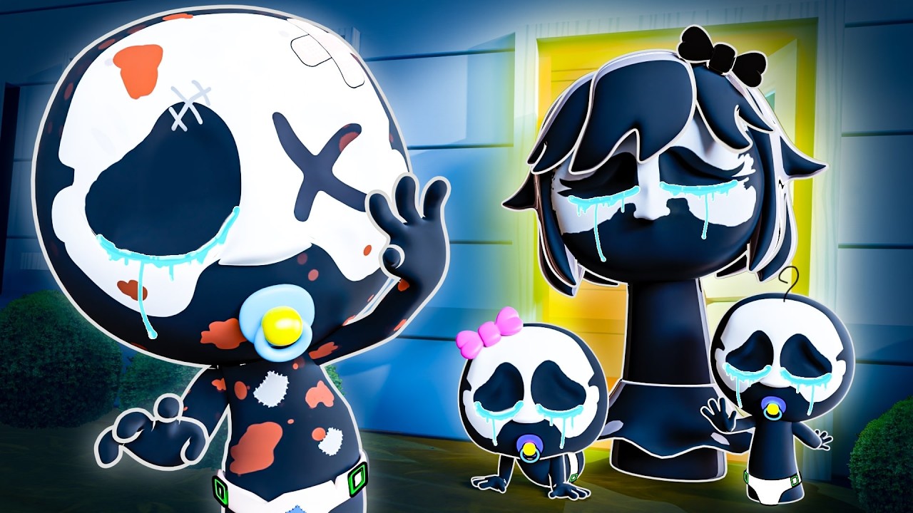 Poor Baby BLACK Sad Story! Incredibox Sprunki Animation