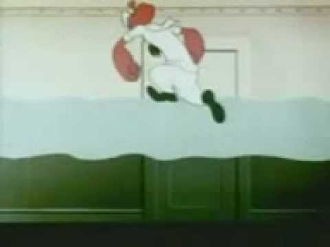 Popeye Eating Spinach