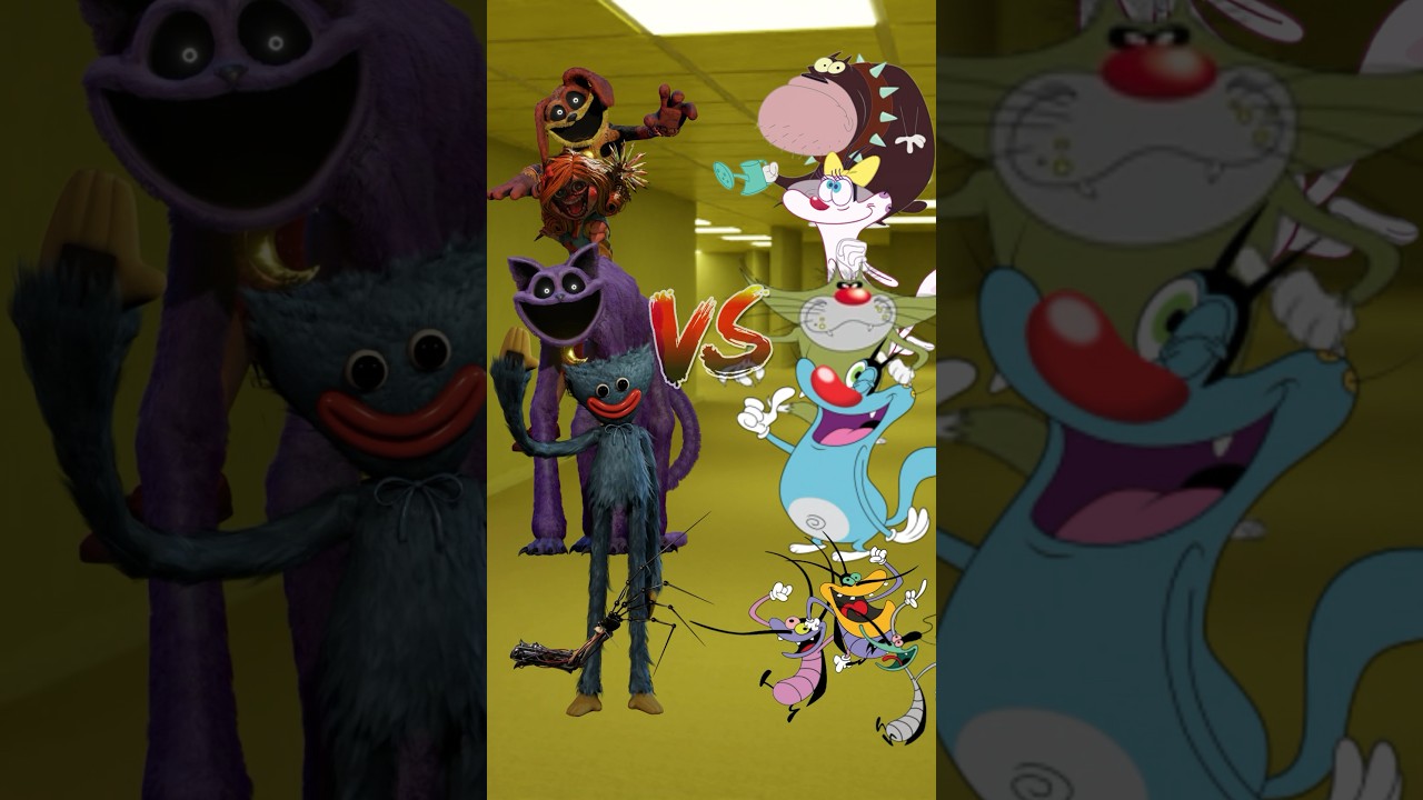 Poppy Playtime VS Oggy and The Cockroaches #shorts #poppyplaytimechapter3 #oggyandthecockroaches