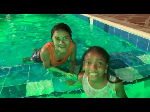 Por fin nos bañamos en nuestra piscina 🥰🌊