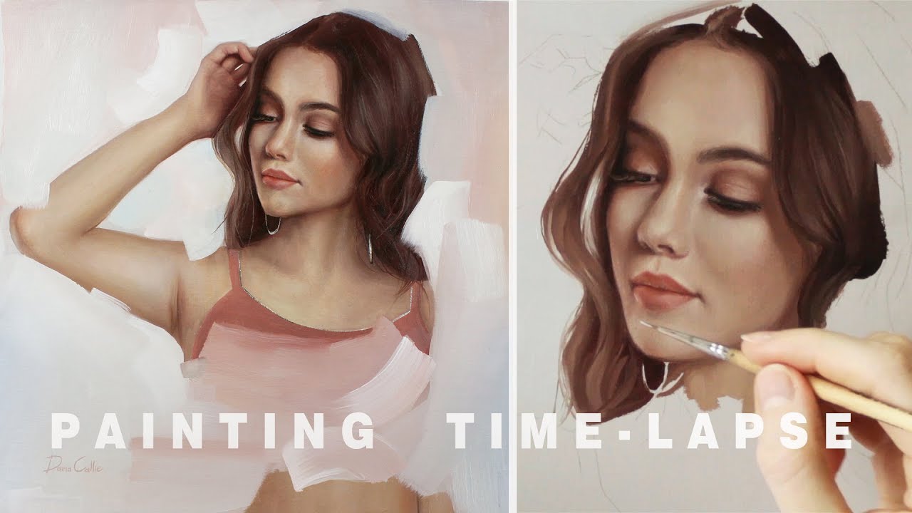 PORTRAIT PAINTING TIME-LAPSE || “Audreyana”