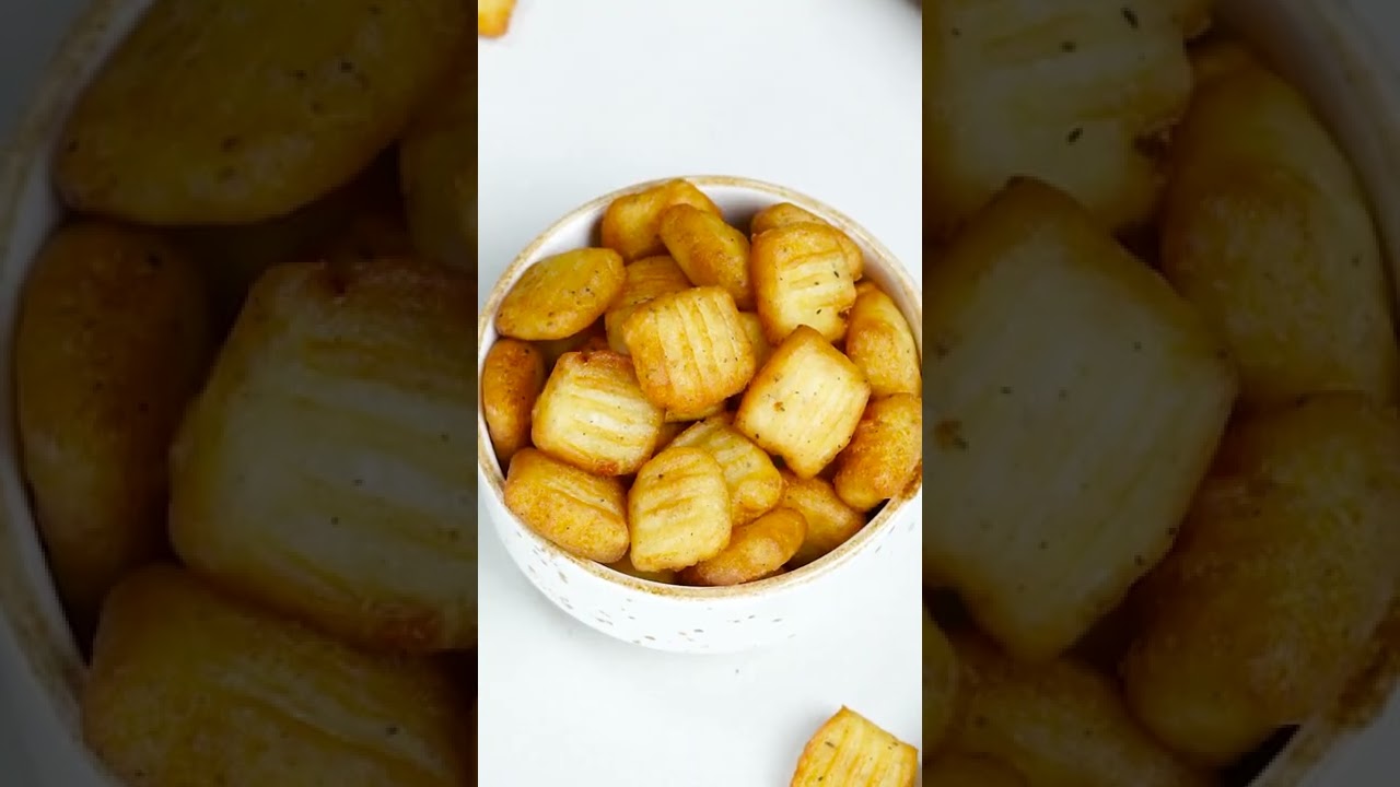 Potato Pillow 😋 #snacks #homemade #vegetarian #tasty