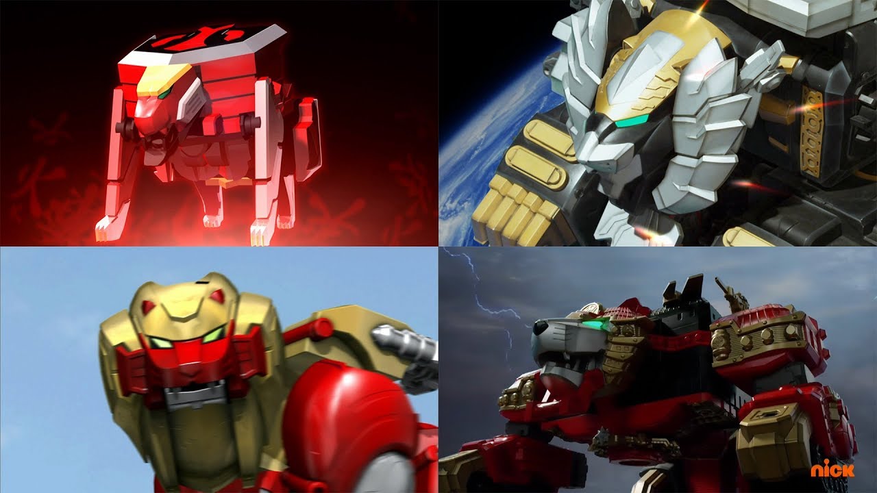 Power Rangers summon the Lion Zords | Mighty Morphin - Ninja Steel | Power Rangers Official