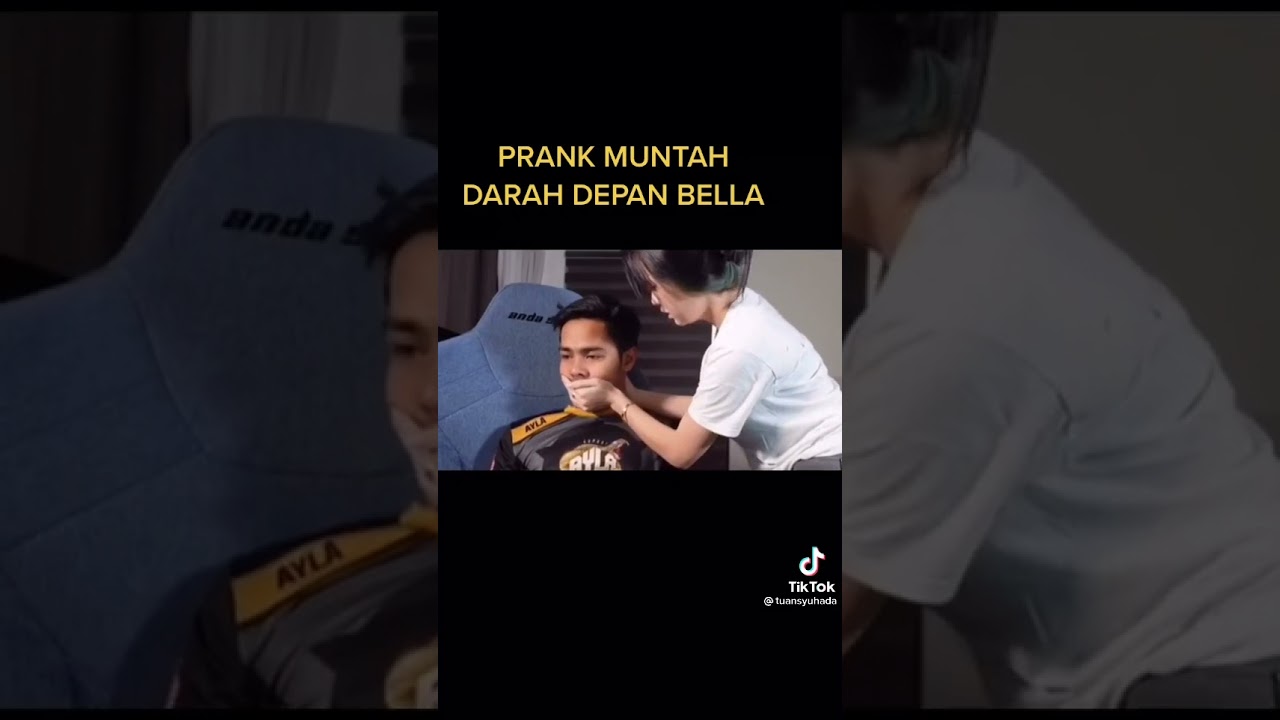 PRANK BELLA ALIEF MUNTAH DARAH #aliefirfan#prank#tiktokviral