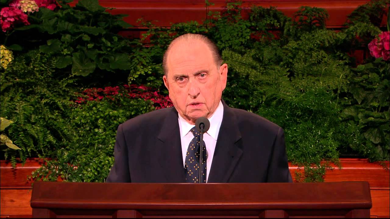 President Monson   Ear Wiggle