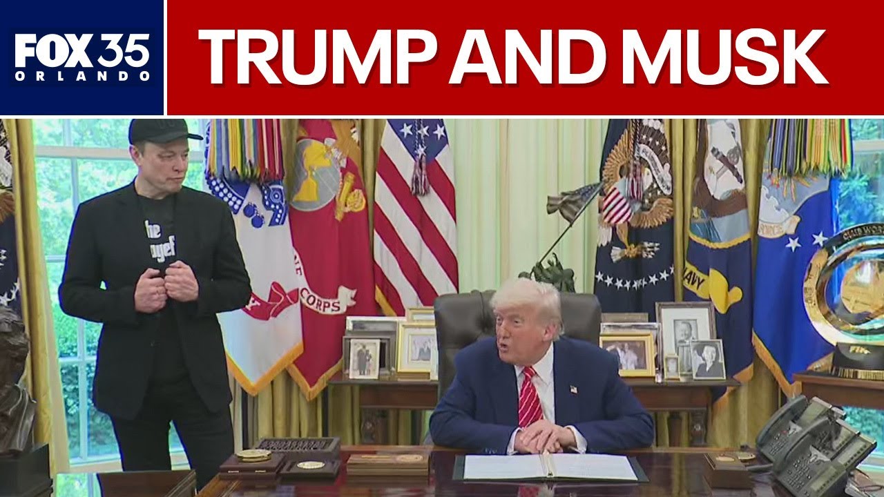 President Trump, Elon Musk hold press conference