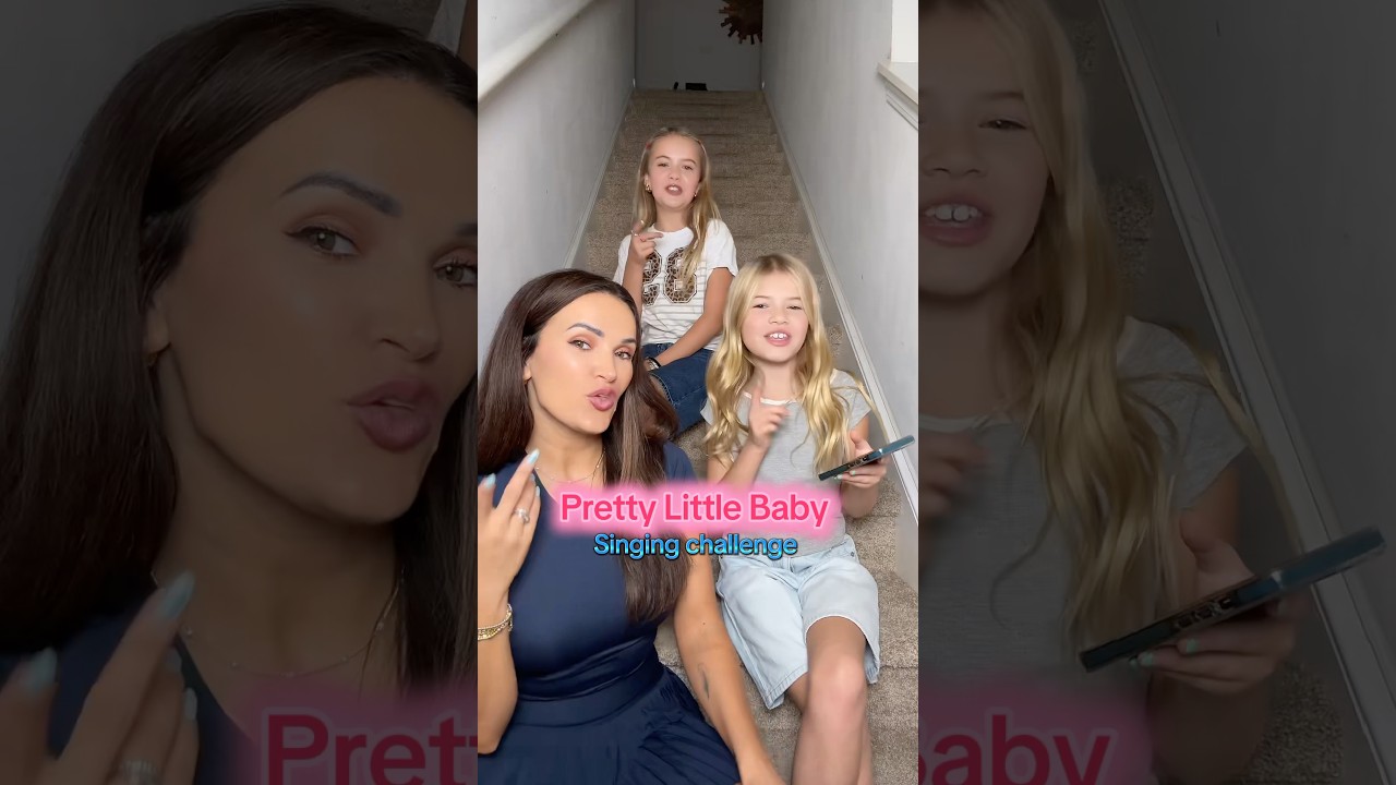 🎵Pretty Little Baby Stair Singing Challenge!!! 🎉Who won?! 😱 #nishaandfam #singing #shortsviral