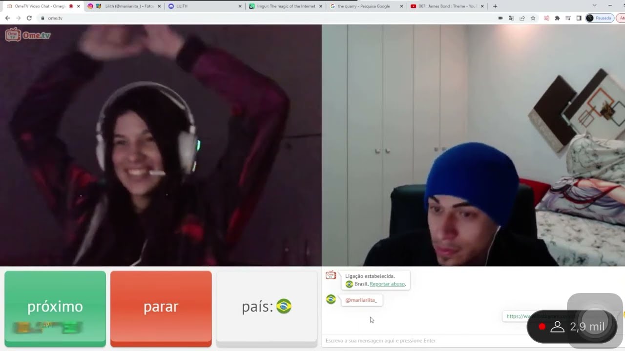 PRIMEIRA VEZ QUE UMA MULHER DA MORAL PARA MUCALOL NO OMETV KKKKKKK