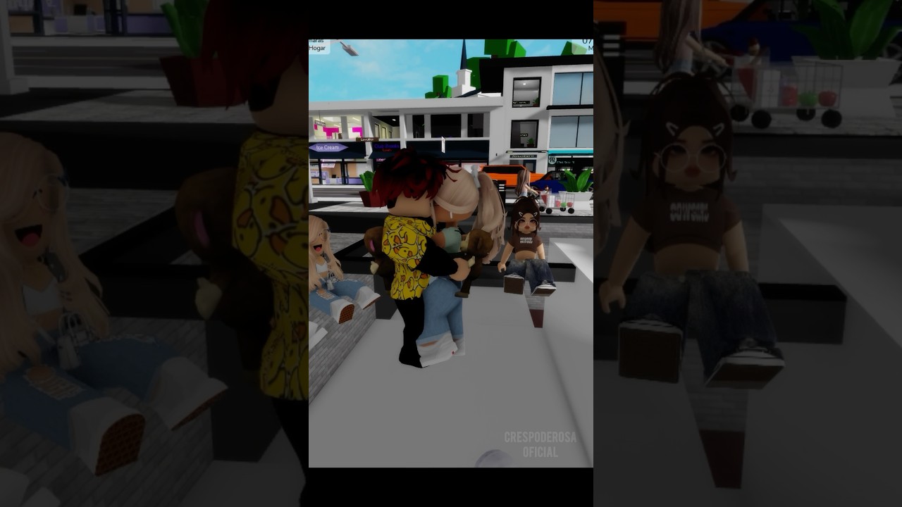 Primer beso de Claudia y Javier || Parte 1 #roblox #short #roleplay