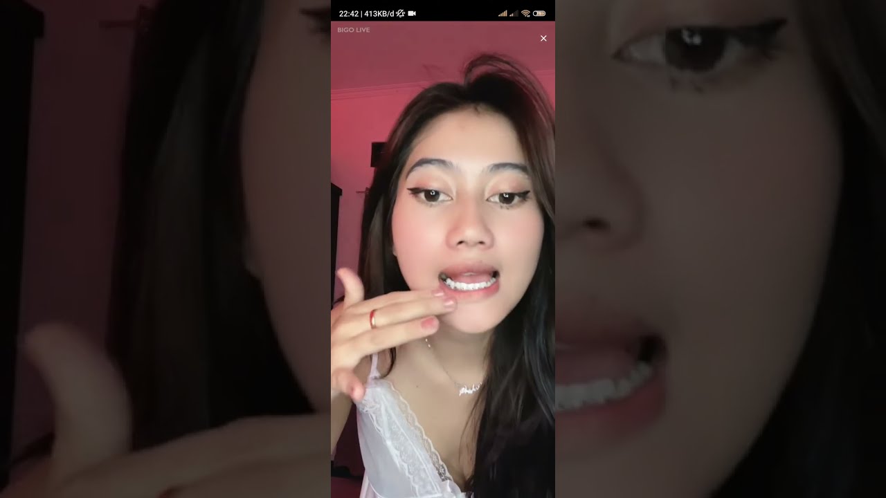 Priskadevi Lingerie Putih Bigo Live Hot Part.1