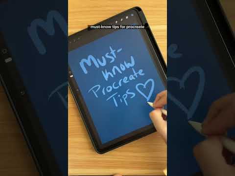 Procreate basics for beginners 😊 #procreatetutorials #procreateart #procreateforbeginners