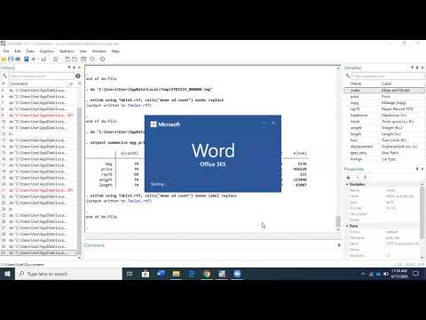 Producing summary statistics using estpost, outreg2, and asdoc in Stata - by Samsun