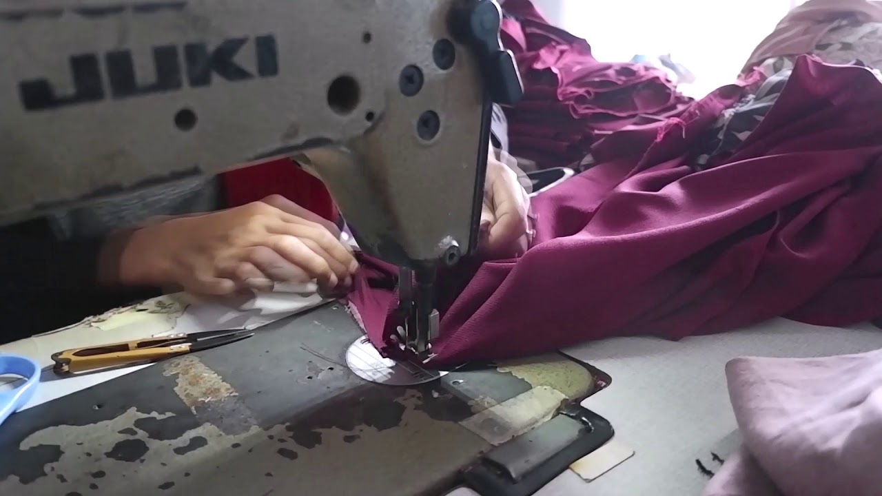 PROSES PRODUKSI SHAREEN DRESS REISTA PUTRI