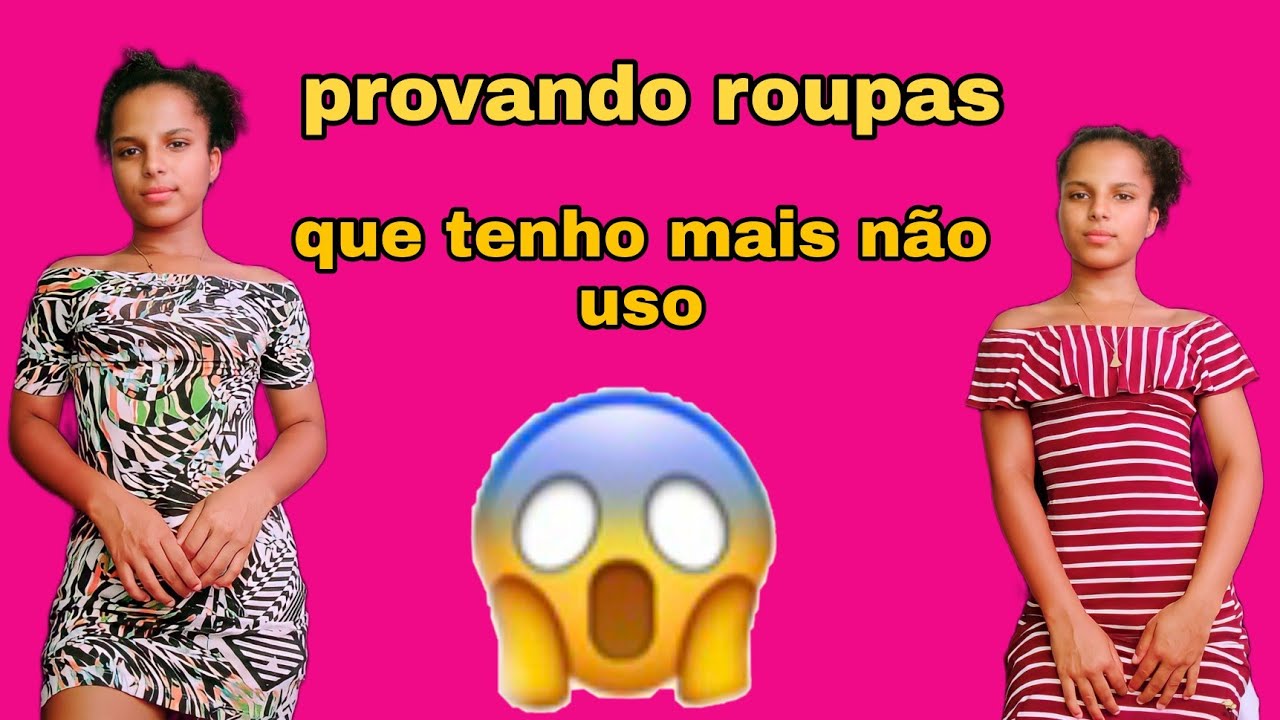 provando roupas que tenho mais não uso ❤️