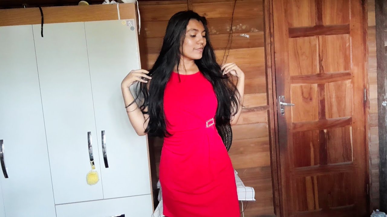 PROVANDO VESTIDO DE BRECHÓ DA MINHA MÃE #1