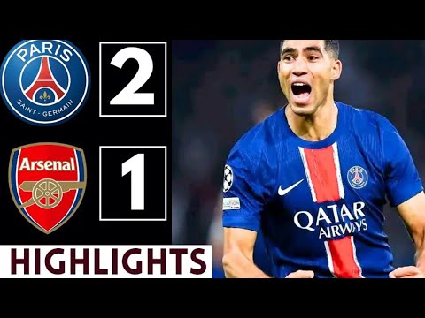PSG 2-1 Arsenal Highlights UCL 2025 Goals