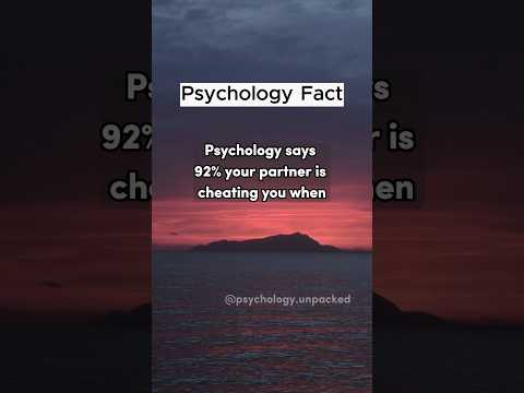 Psychology says 92% your partner is cheating when: #cheating #relationship #trust #love