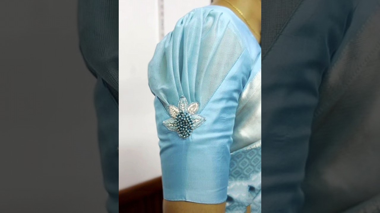 puff sleeves design ✨👌 #shorts #shortvideo #youtubeshorts