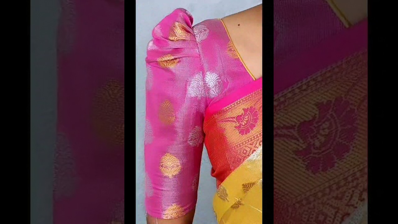 puff sleeves design ✨👌 #shorts #shortvideo #youtubeshorts