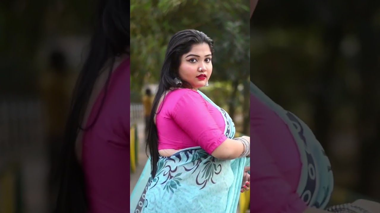 Pujarthi  #sareefashion #sareechallenge #curvyfashion #beautifulgirl #chubby