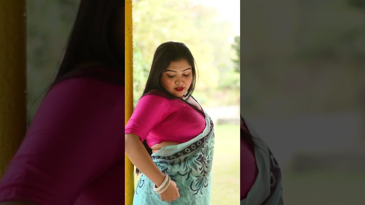 Pujarthi  #sareefashion #sareechallenge #sareelove #chubby #sareechallange #curvyfashion