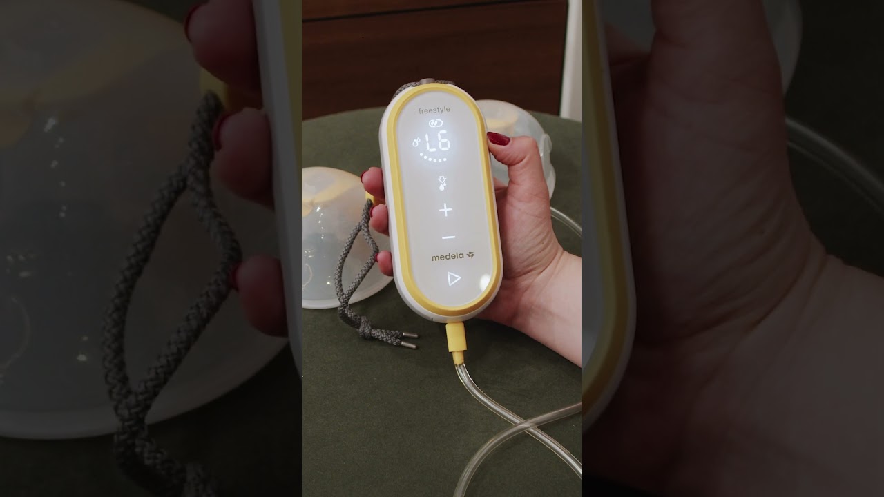 Pump in less than :30 seconds with Medela's Freestyle Hands-Free Breast Pump! #medela