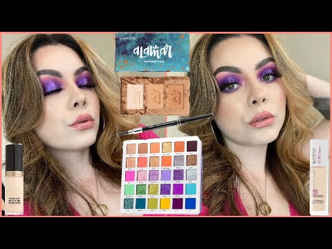 PURPLE & PINK SMOKEY EYE | MIKAYLA X GLAMLITE PALETTE