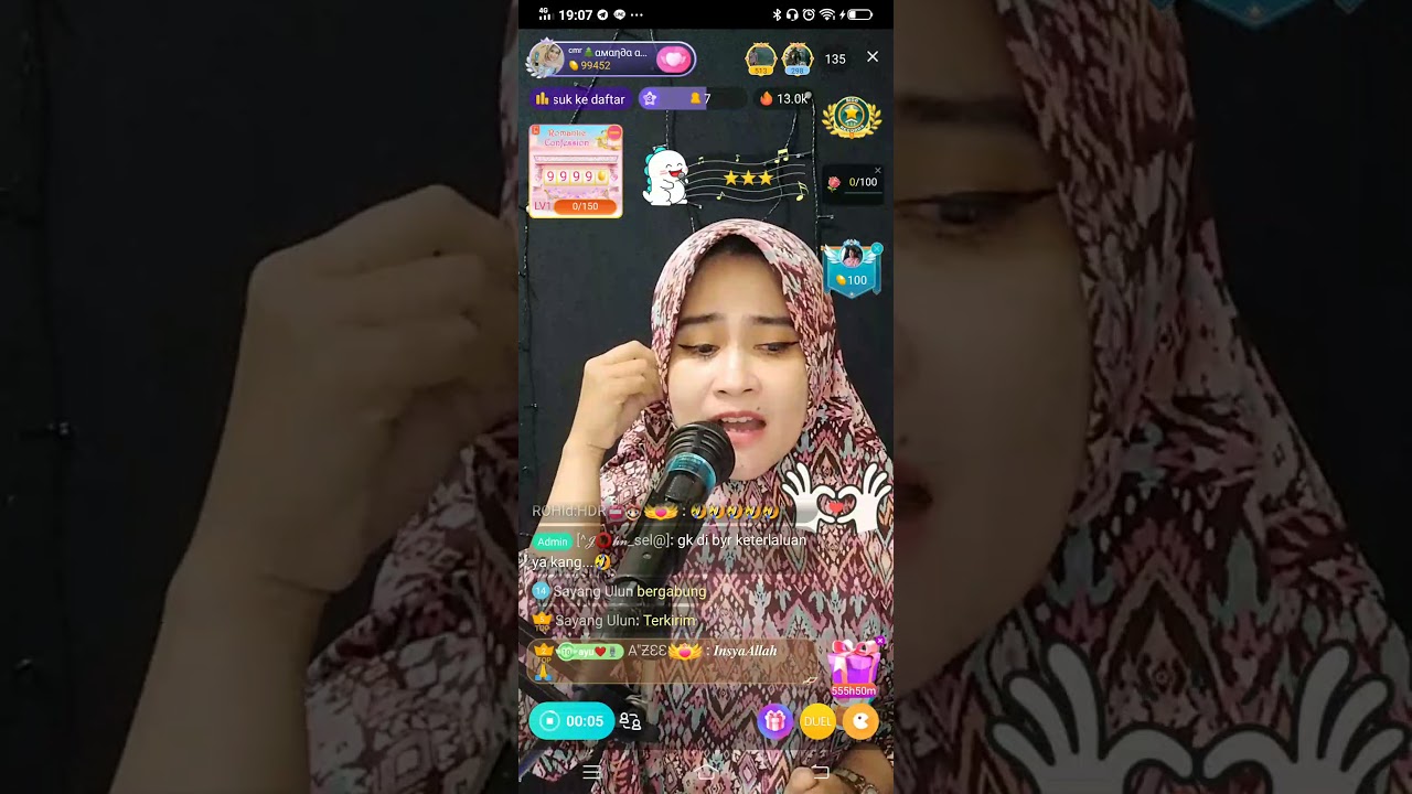 PUSARA CINTA - UCI (COVER) LIVE BIGO ID amandaayu