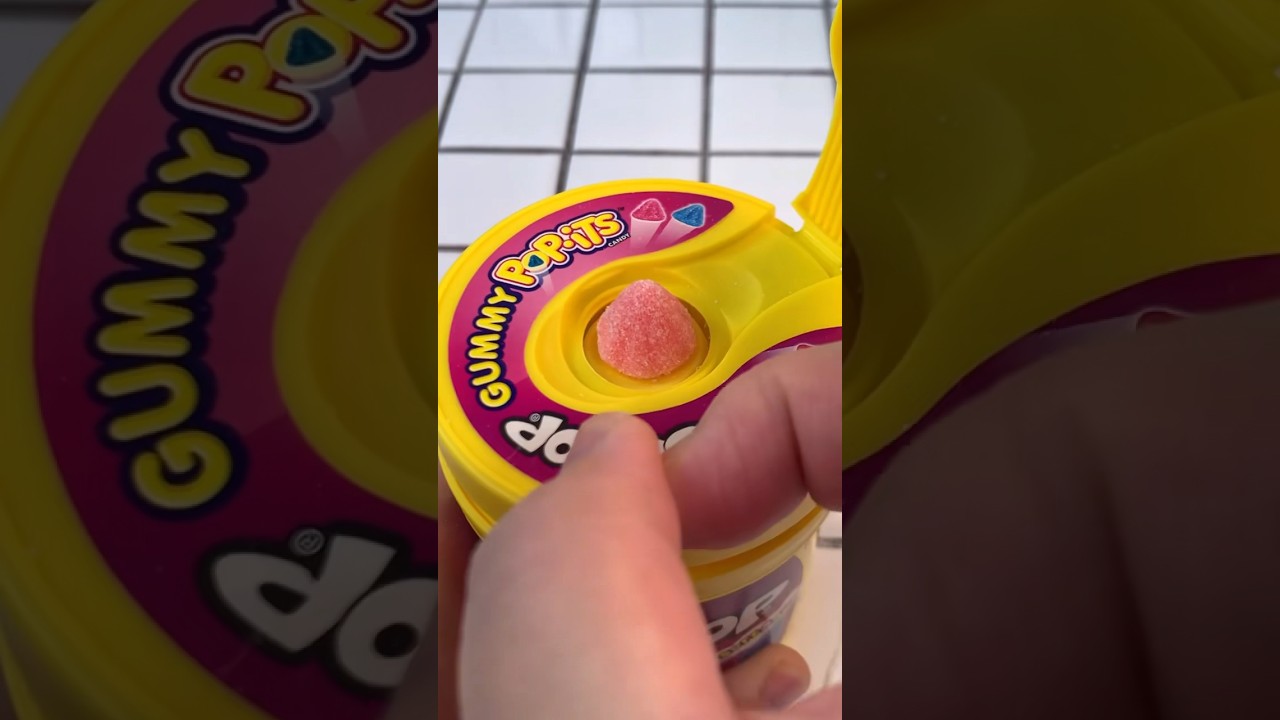 Push pop gummy candy jelly sweet food mukbang