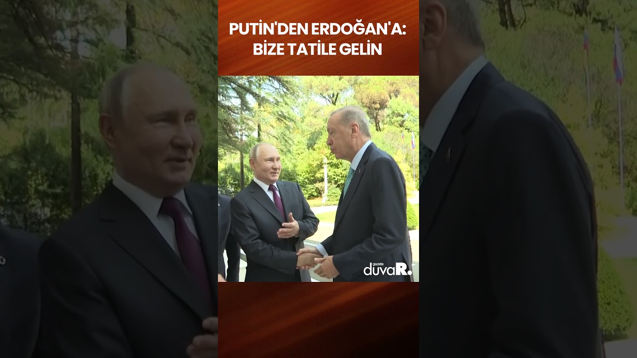 Putin'den Erdoğan'a: Bize tatile gelin | #shorts