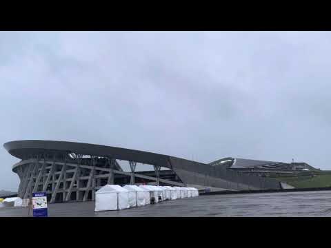 キューアンドエースタジアムみやぎ（Qスタ）の大雨が凄かった🌧️