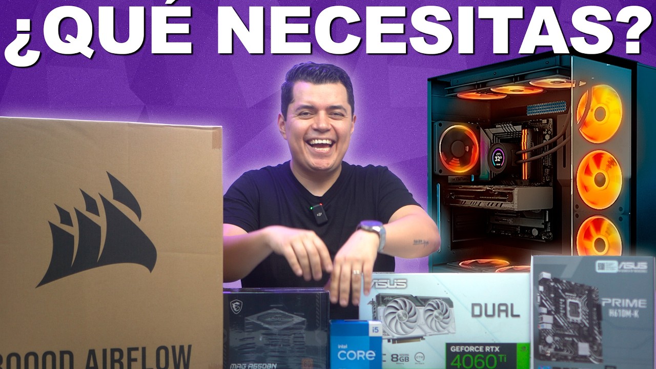 ¿QUÉ NECESITO para ARMAR PC GAMER en 2025?