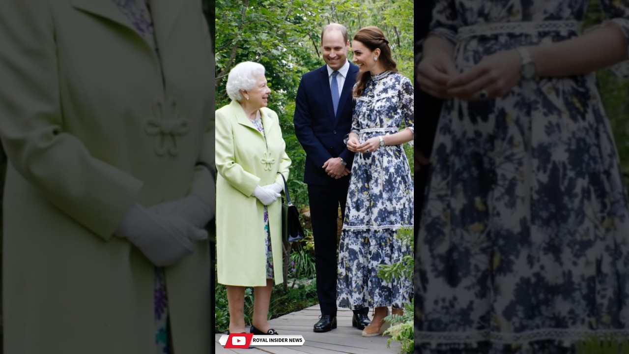 Queen Elizabeth II and Princess Catherine at the 2019 Chelsea Flower Show #royalfamily