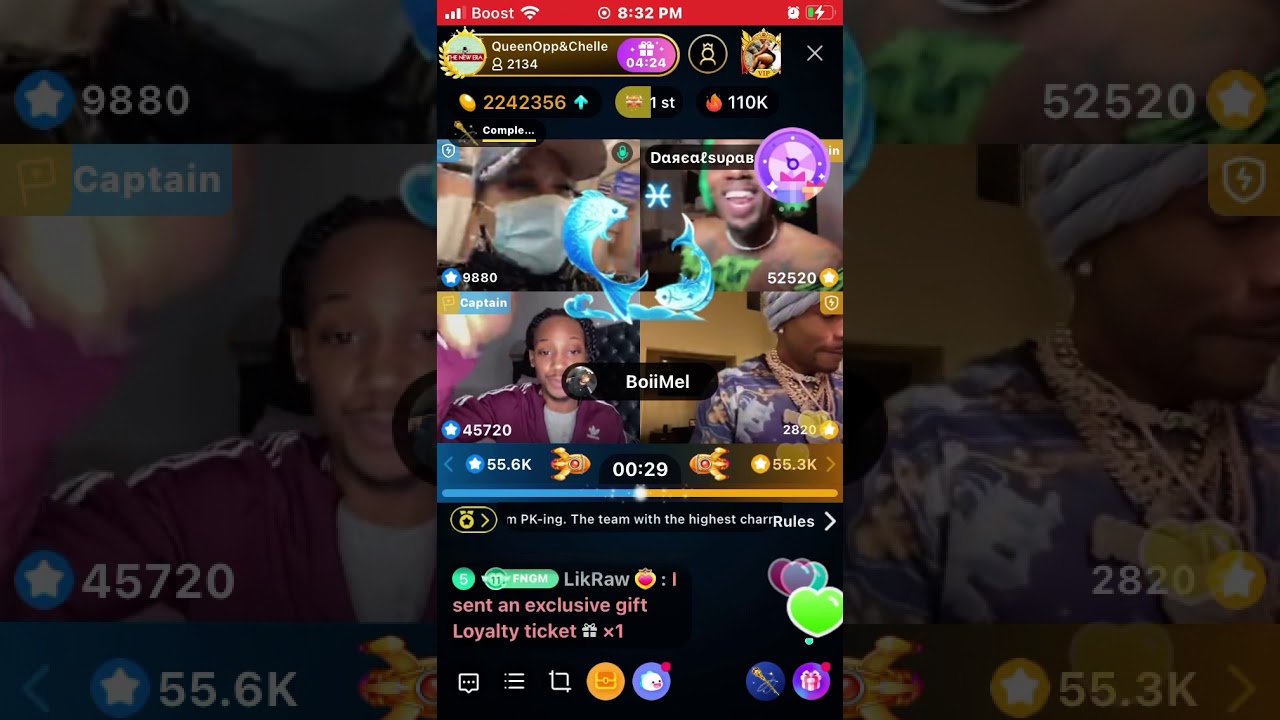 #QueenOpp #Motha #DaRealSupaBihh #TKOCapone #PK #BigoLive