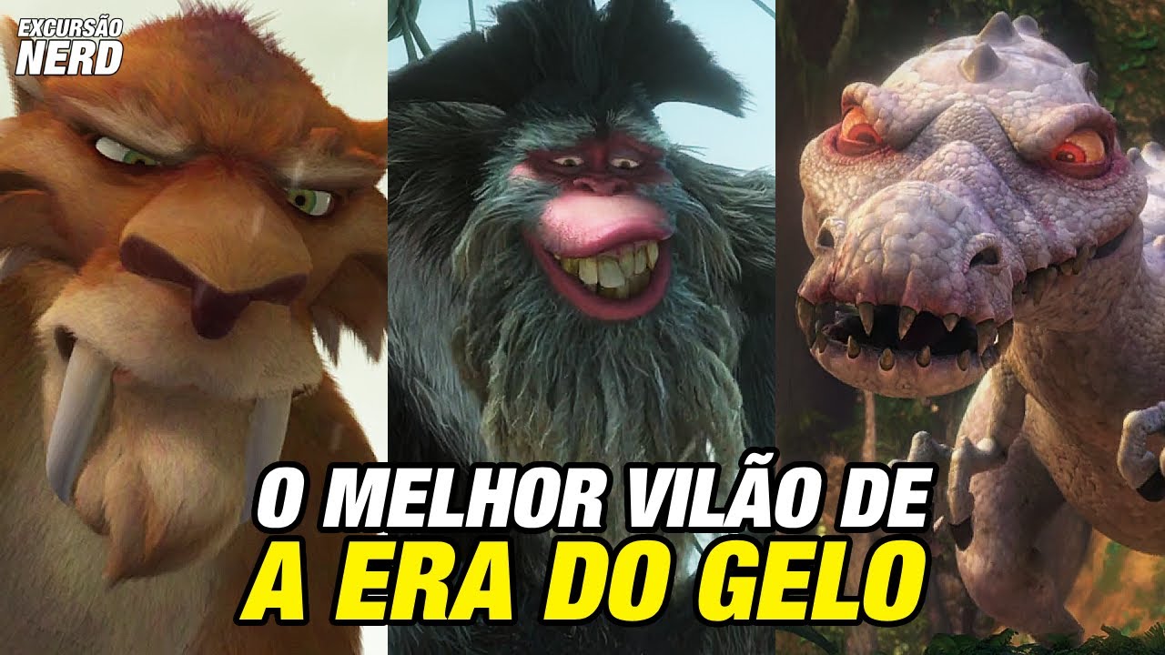 QUEM é o MELHOR VILÃO de A ERA DO GELO? | Ranking