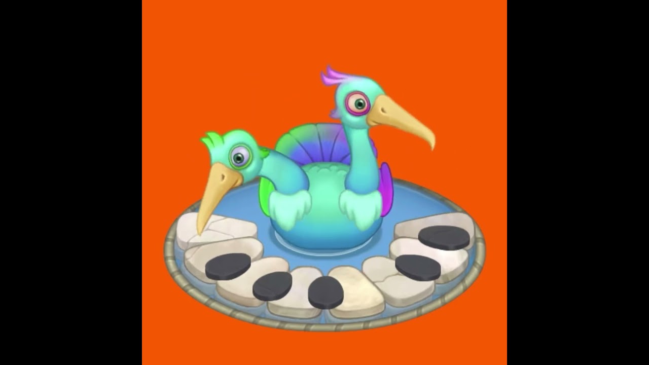 Quibble Orange Screen 1 [Gold Island] | My Singing Monsters