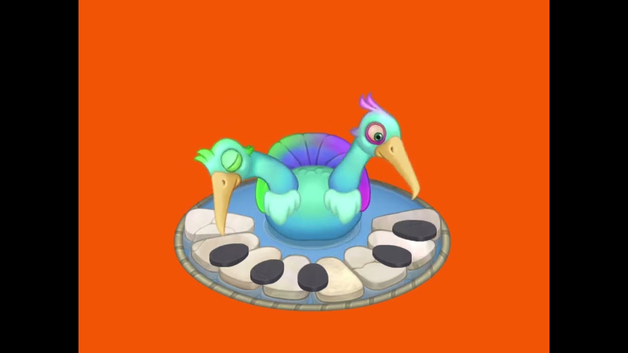 Quibble Orange Screen 1 [Tribal Island] | My Singing Monsters