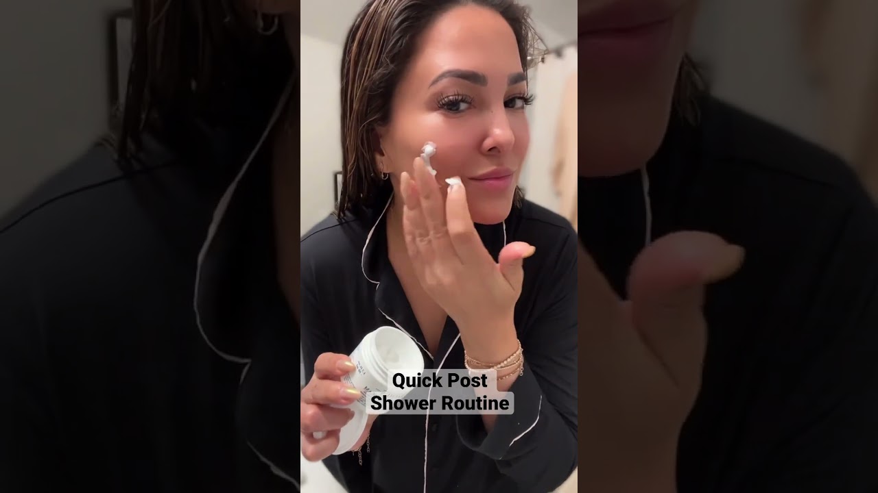Quick Post Shower Routine ✨ For Dry Skin & Hair Repair #beauty #beautytips #hair #style #tutorial