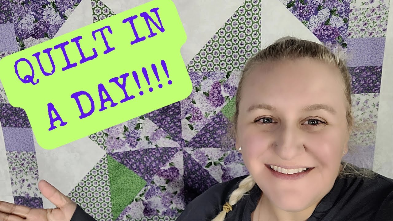 Quilt In A Day? FWFS's Lilacia Love Finale! #quilting #sewing #sewalong #quiltinaday