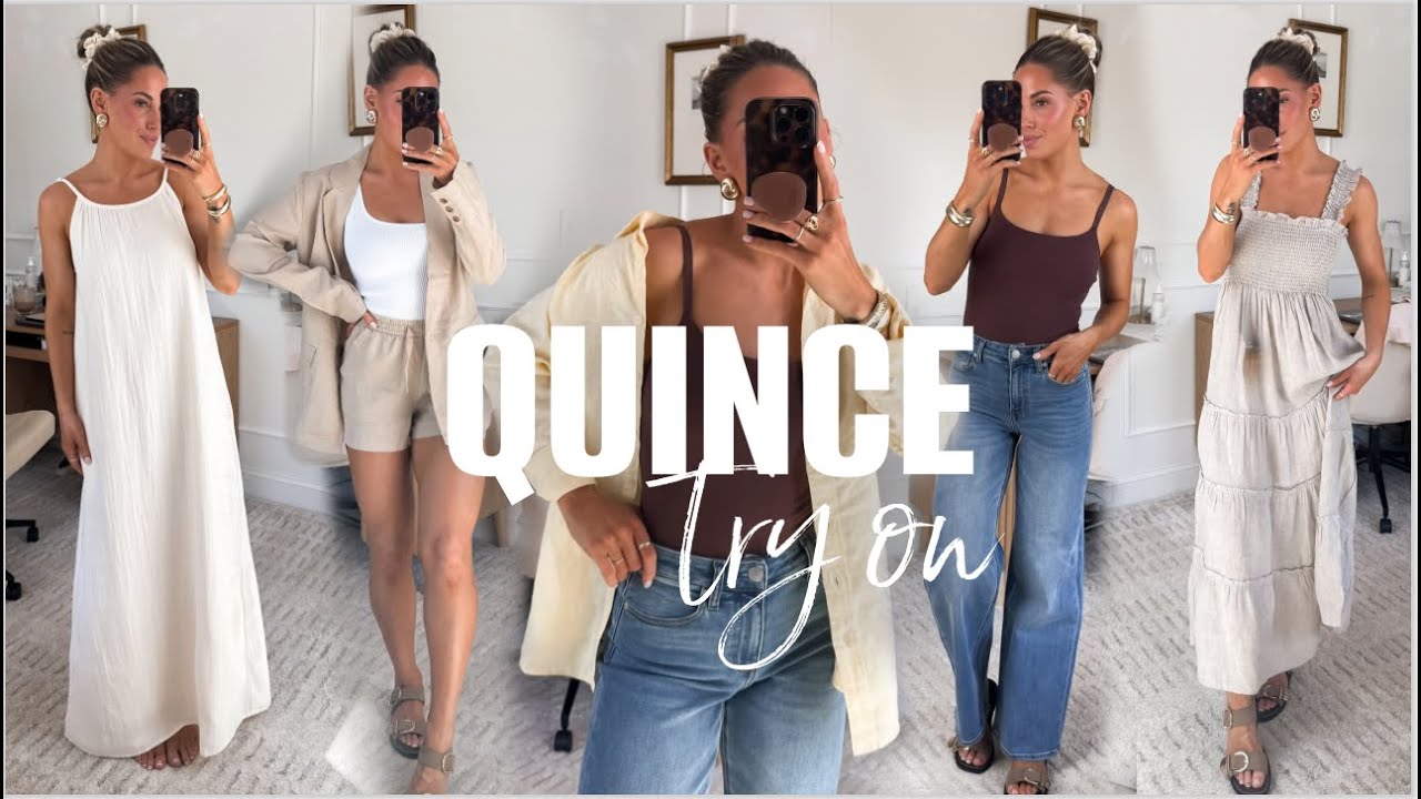Quince Summer Try On Haul