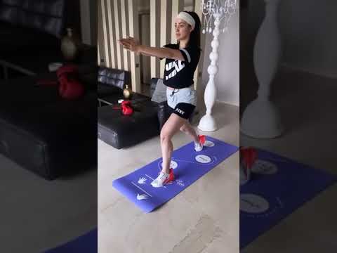 Raai laxmi hot workout video