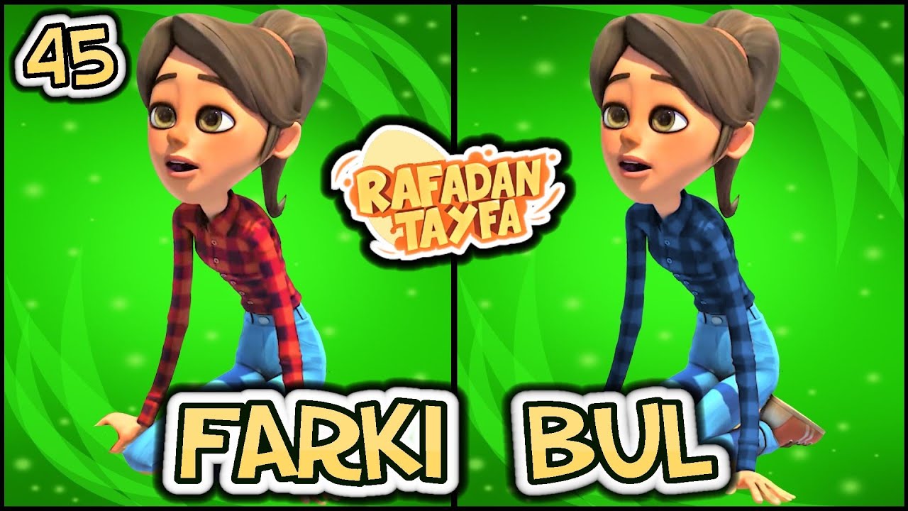 RAFADAN TAYFA - Farkı Bul 45 😎 | Fark Bul Bulmaca Oyunu ( Oyuncak Köyü )