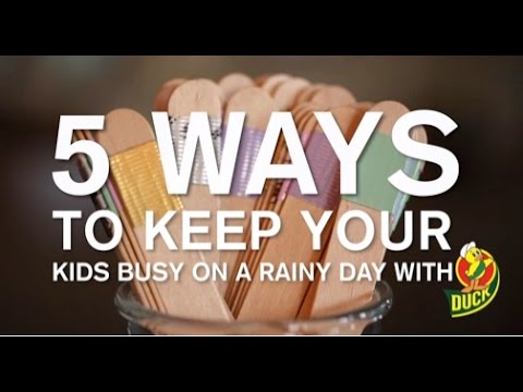 Rainy Day Activities: 5 Duck Tape Crafts for Kids