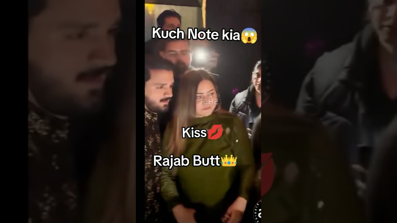 Rajab Butt Ne Kiss Kr Di💋#rajabfamily #rajabvlog #viralvideo #foryou #shorts #tranding #kiss