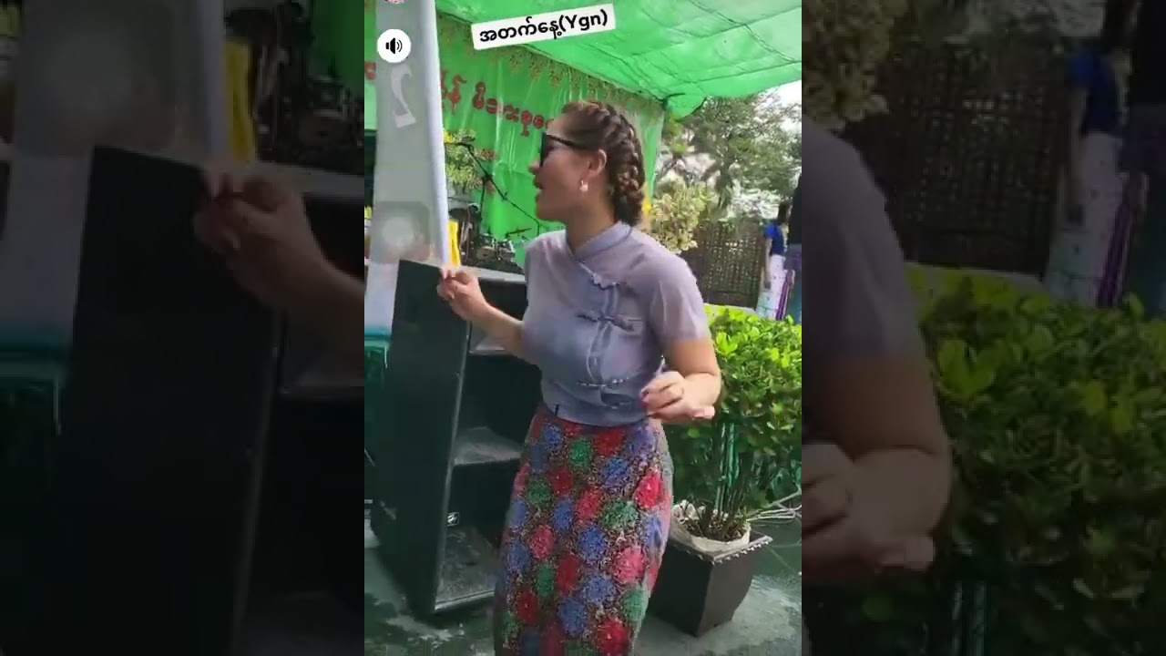 rakhine actress having enjoy