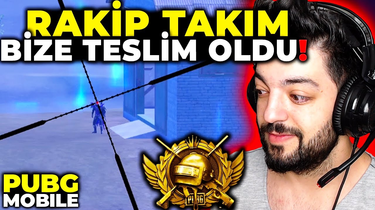 RAKİP TAKIM BİZE TESLİM OLDU !! PUBG MOBİLE