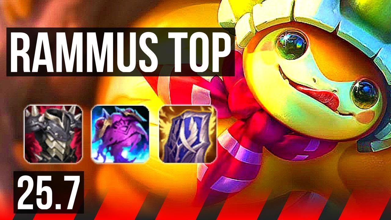 RAMMUS vs PANTHEON (TOP) | 800+ games | KR Diamond | 25.7