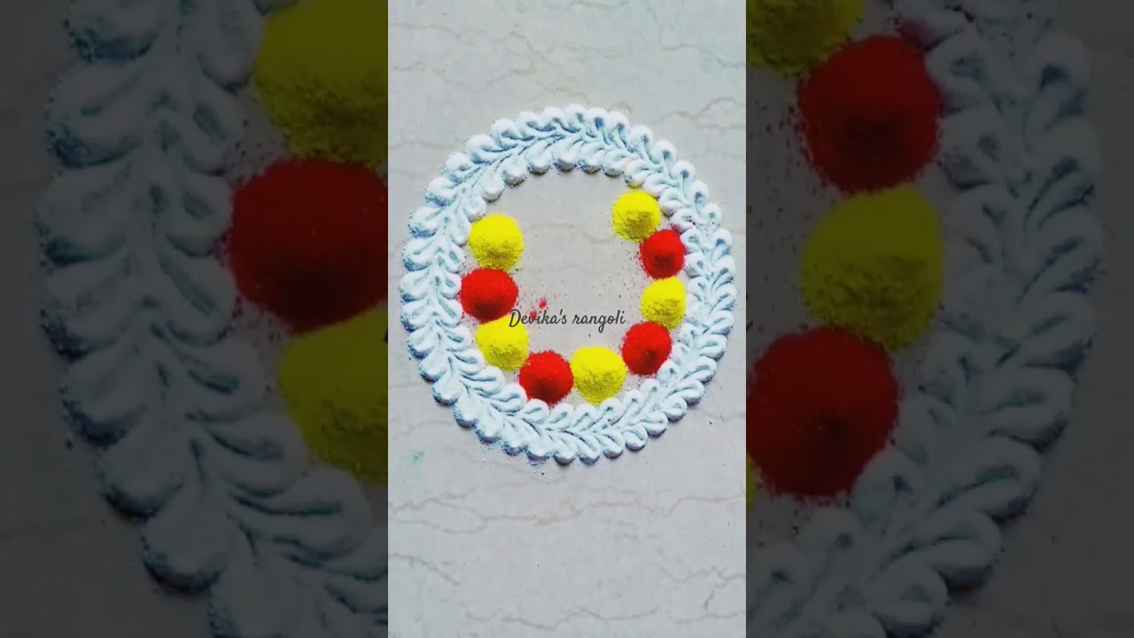 #rangoli #indianart #religion #art #muggulu #diwali2023#indianculture #simplerangoli #rangoliart